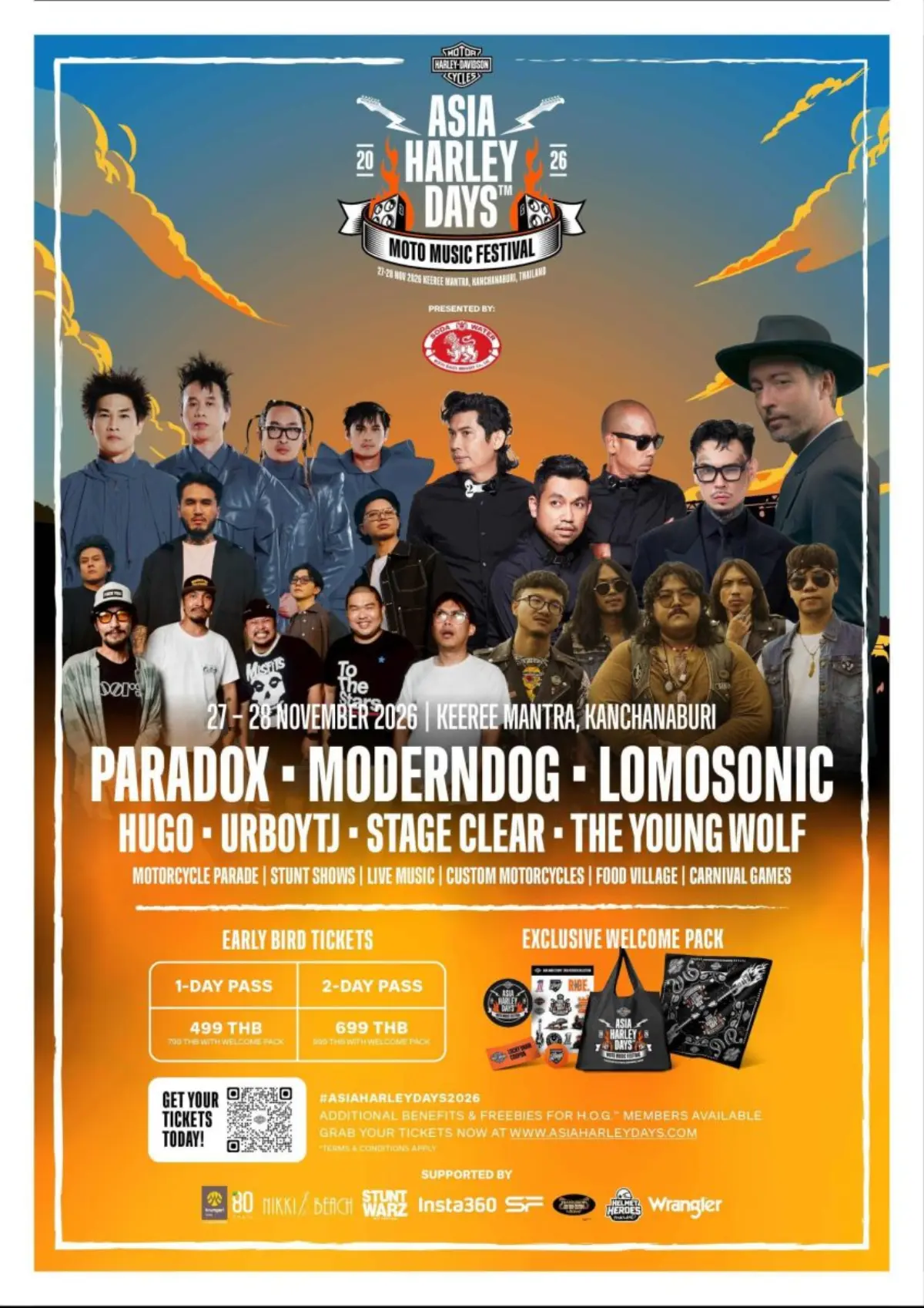Harley-Davidson ร่วมกับโซดาสิงห์ ประกาศการกลับมาอีกครั้งของ Asia Harley Days™ (AHD) เทศกาลมอเตอร์ไซค์และไลฟ์สไตล์ครั้งสำคัญของเอเชียที่ผู้คนทั่วภูมิภาคต่างเฝ้ารอ ซึ่งจะจัดขึ้นระหว่างวันที่ 27...