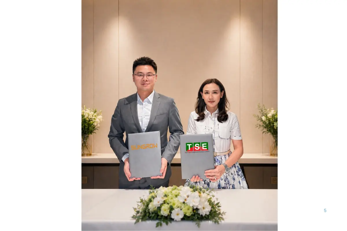 TSE ผนึก Sungrow จัดหา Solar Inverter รองรับแผนลงทุนโรงไฟฟ้ารอบใหม่