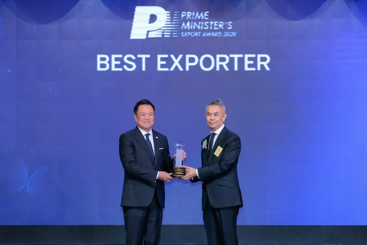 Mr. Suthidej Thakolsri, Chief Executive Officer of NEO Corporate Public Company Limited, accepted the Prime Minister’s Export Award 2026 for Best Exporter from Mr. Anutin Charnvirakul, Prime...