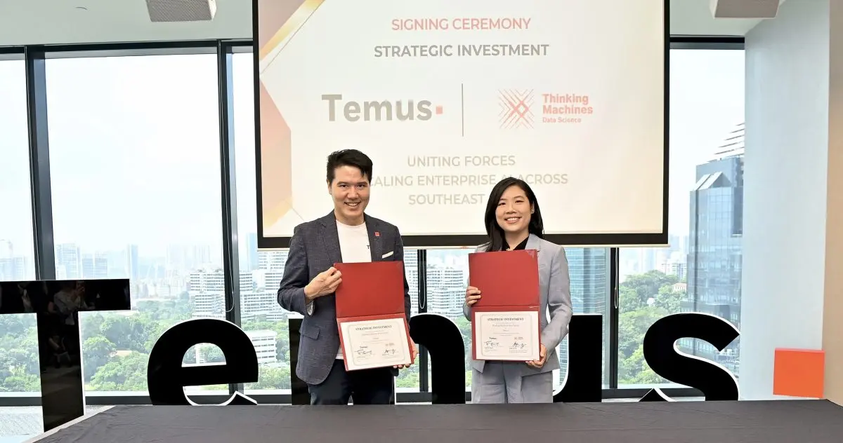 Tamus บริษัทที่ปรึกษาด้านปัญญาประดิษฐ์ (AI) และการทำดิจิทัลทรานสฟอร์เมชั่นจากประเทศสิงคโปร์ ซึ่งได้รับการสนับสนุนจาก Temasek ประกาศลงทุนเชิงกลยุทธ์ในบริษัท Thinking Machines Data...