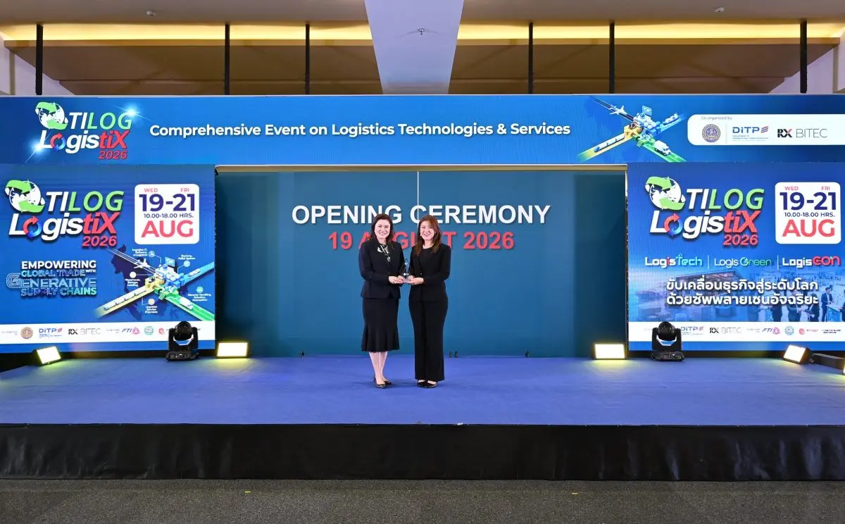 The Department of International Trade Promotion (DITP), Ministry of Commerce, through the Office of Service Trade Promotion, presented the Excellent Logistics Management Award 2026 (ELMA 2026)...