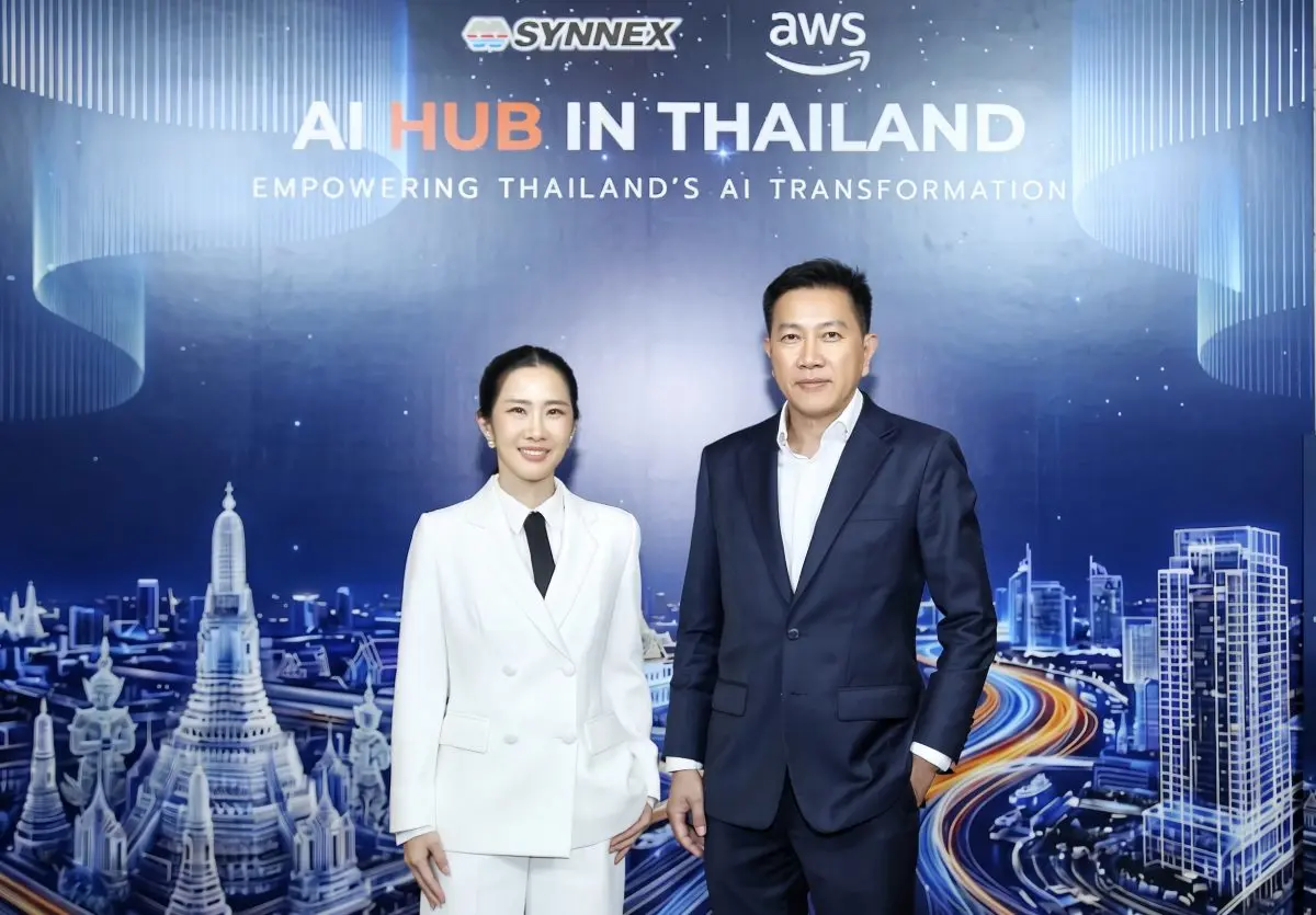 บริษัท ซินเน็ค (ประเทศไทย) จำกัด (มหาชน) หรือ SYNNEX เปิดตัว “AI Hub” ในประเทศไทย โครงการที่พัฒนาขึ้นบนโครงสร้างพื้นฐานด้าน Cloud และ AI จาก บริษัท อะเมซอน เว็บ เซอร์วิสเซส (ประเทศไทย) จำกัด (AWS...