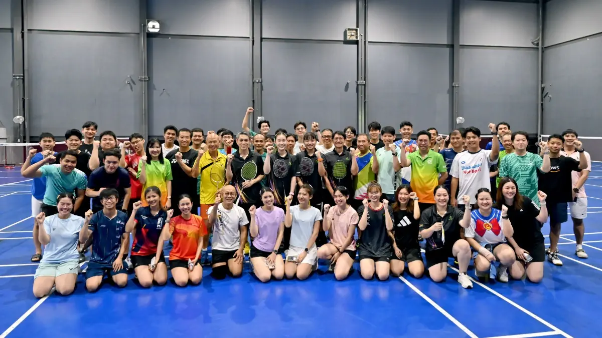 ชมรมแบดมินตัน บริษัท บางจาก คอร์ปอเรชั่น จำกัด (มหาชน) จัดการแข่งขันแบดมินตันสัมพันธ์ รอบพิเศษประจำปี 2569 ณ Bangchak Sport Complex เปิดสนามต้อนรับสองนักแบดมินตันหญิงเดี่ยวดาวรุ่งจากโรงเรียน...