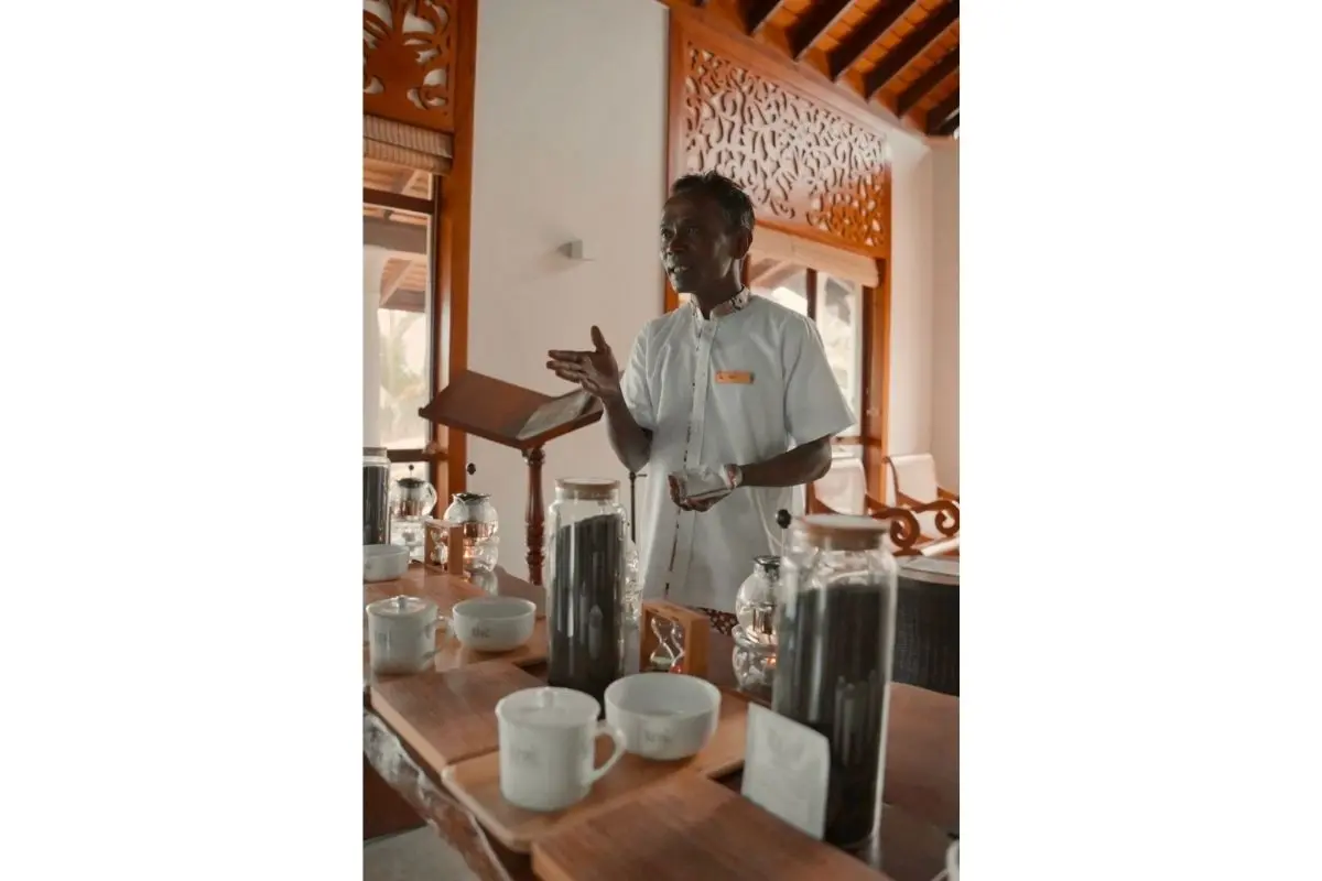 At Anantara Peace Haven Tangalle, Jeeva connects family heritage, regional craft and the shifting tastes of modern travellers. For Velaudham Jeevanandhan, or Jeeva, the tea expert at Anantara...