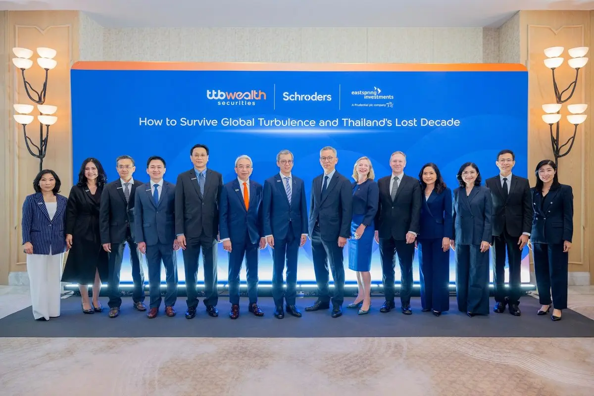 ชู Global Wealth Solutions เสริมพอร์ตแกร่ง รับมือความผันผวน ต่อยอดโอกาสลงทุนทั่วโลก ธนาคารทหารไทยธนชาต จำกัด (มหาชน) (ทีทีบี) ร่วมกับ บริษัทหลักทรัพย์ ทีทีบี เวลธ์ จำกัด (ทีทีบี เวลธ์)...