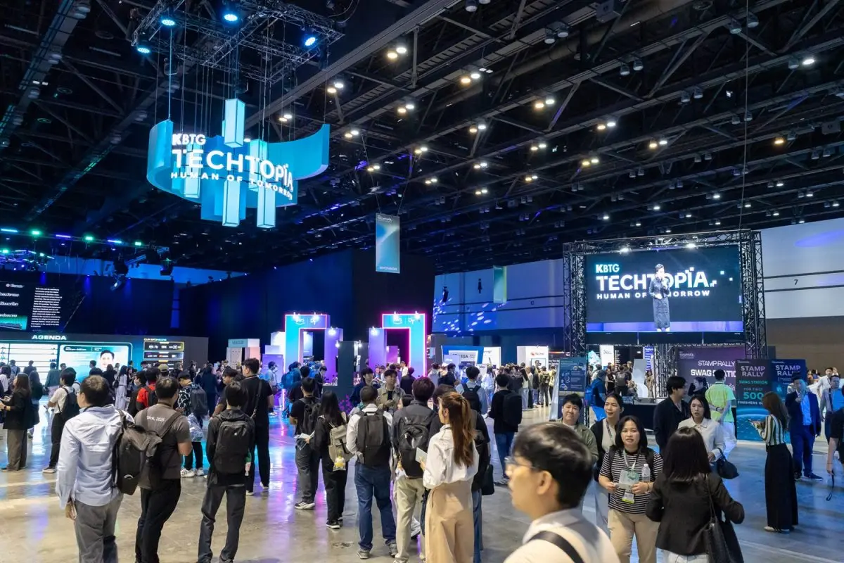กสิกร บิซิเนส-เทคโนโลยี กรุ๊ป (KBTG) จัดงาน KBTG Techtopia ต่อเนื่องเป็นปีที่ 4 ภายใต้แนวคิด “Human of Tomorrow” เปิดเวทีแลกเปลี่ยนองค์ความรู้ด้านเทคโนโลยีและอนาคตของมนุษย์ในยุค...