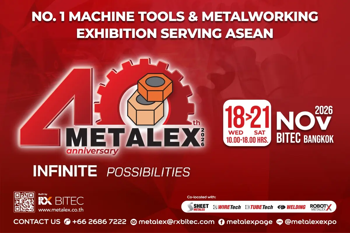 RX BITEC (Thailand) Co., Ltd. continues its long-standing commitment to the metalworking industry, marking four decades of supporting industrial development and driving Thai businesses toward a...