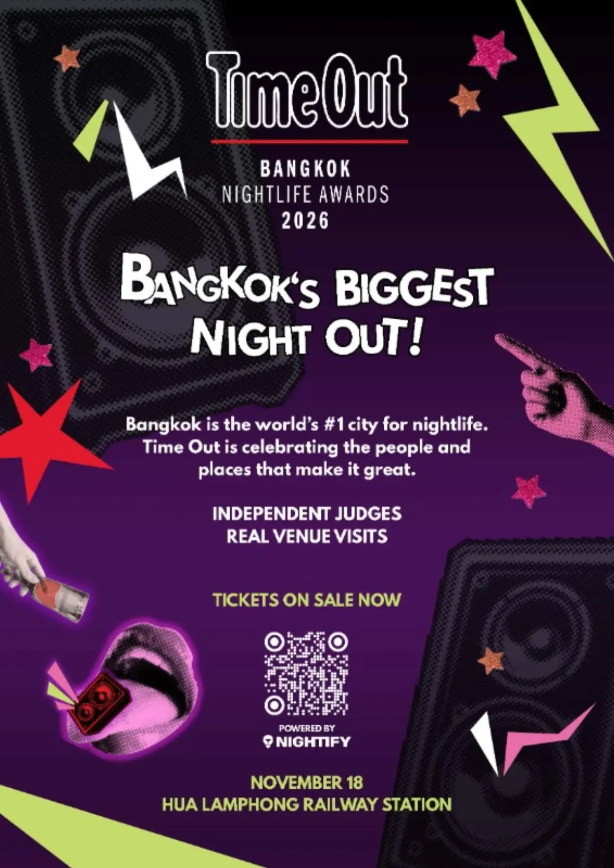 Time Out เปิดตัว ‘Time Out Bangkok Nightlife Awards’ ครั้งแรกในกรุงเทพฯ
