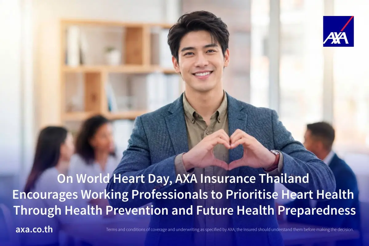 On World Heart Day, AXA Insurance Thailand is reinforcing the importance of Health Prevention by encouraging working professionals to prioritise their heart and cardiovascular health, which...