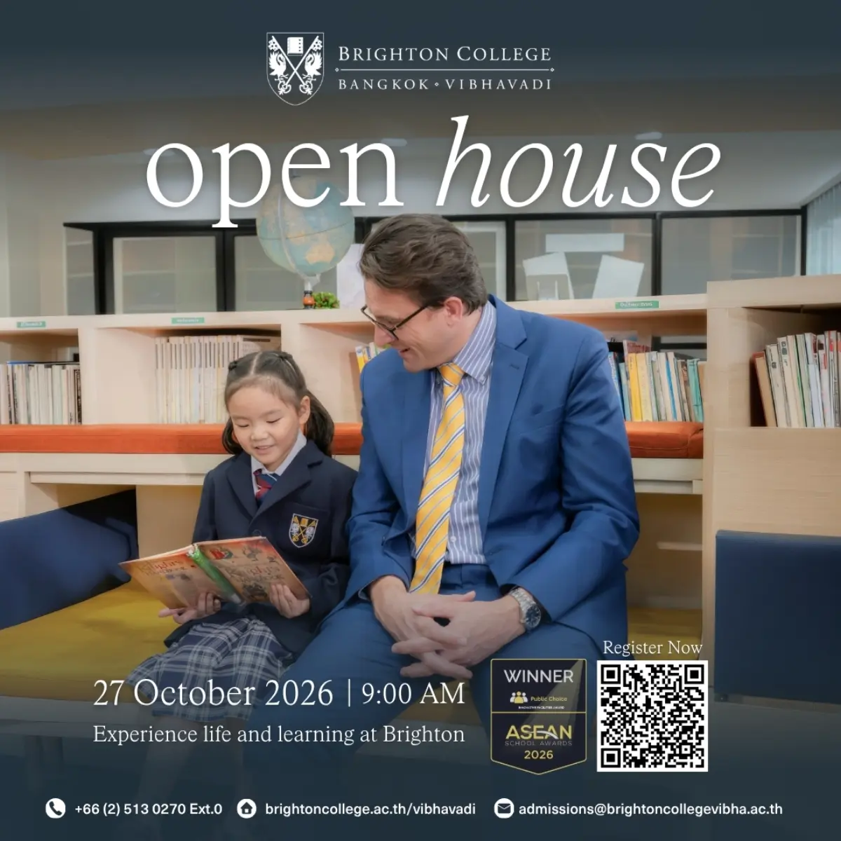 We warmly invite families to our Prep & Senior Open House on Tuesday, 27 October 2026, an opportunity to experience life at Brighton College Bangkok Vibhavadi and discover how we bring out...
